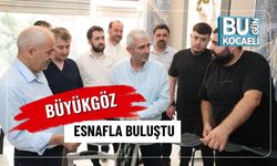 Başkan Büyükgöz Barış Mahallesi Esnafıyla Buluştu