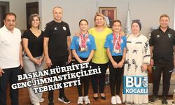 Başkan Hürriyet, Genç Jimnastikçileri Tebrik Etti