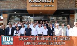 Başkan Tahir Büyükakın, İzmit Kadıköy Esnafı ile Kahvaltıda Buluştu
