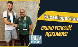Kocaelispor'dan Bruno Petković Açıklaması