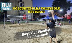 Gölcük’te Plaj Voleybolu Heyecanı Büyükler Finaliyle Tamamlandı