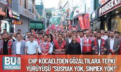 CHP Kocaeli’den Gözaltılara Tepki Yürüyüşü: “Susmak yok, sinmek yok!”