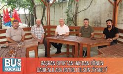 Başkan Bıyık’tan Hacdan Dönen Darıcalılara Hayırlı Olsun Ziyareti