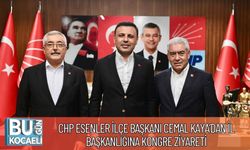 CHP Esenler İlçe Başkanı Cemal Kaya’dan İl Başkanlığına Kongre Ziyareti