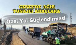 Gebze’de Ağır Tonajlı Araçlara Özel Yol Güçlendirmesi