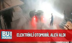 Elektrikli Otomobil Alev Aldı
