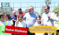 Başkan Büyükakın, Gençlerle Sahada Buluştu