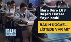 İllere Göre LGS Başarı Listesi Yayınlandı! Bakın Kocaeli Listede Var Mı?