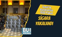 İzmit’te Bandrolsüz 1500 Paket Sigara Yakalandı
