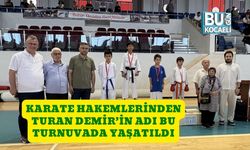 Karate Hakemlerinden Turan Demir’in Adı Bu Turnuvada Yaşatıldı