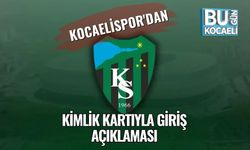 Kocaelispor'dan Kimlik Kartıyla Giriş Açıklaması