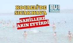 Kocaeli'de Sıcak Hava Sahillere Akın Ettirdi
