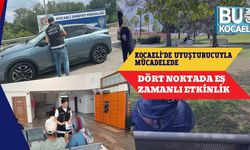 Kocaeli’de Uyuşturucuyla Mücadelede Dört Noktada Eş Zamanlı Etkinlik