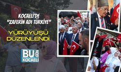 Kocaeli’de “Zaferin Adı Türkiye” Yürüyüşü Düzenlendi