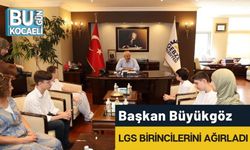Başkan Büyükgöz LGS Birincilerini Ağırladı
