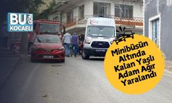 Minibüsün Altında Kalan Yaşlı Adam Ağır Yaralandı