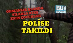 Ormanlık Alanda Silahla Ateş Eden Çocuklar Polise Takıldı