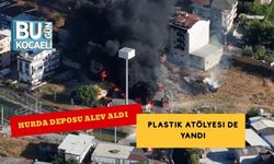 Hurda Deposu Alev Aldı, Plastik Atölyesi de Yandı