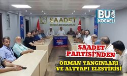 Saadet Partisi’nden Orman Yangınları ve Altyapı Eleştirisi