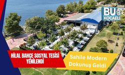 Hilal Bahçe Sosyal Tesisi Yenilendi, Sahile Modern Dokunuş Geldi