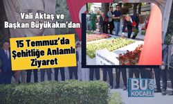 Vali Aktaş ve Başkan Büyükakın’dan 15 Temmuz’da Şehitliğe Anlamlı Ziyaret