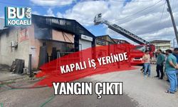 Kapalı İş Yerinde Yangın Çıktı