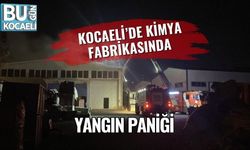 Kocaeli’de Kimya Fabrikasında Yangın Paniği