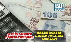 383 Bin Anneye Doğum Yardımı! Bakan Göktaş Destek Tutarını Açıkladı