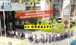 Yasa Dışı Bahis Ve Dolandırıcılık Operasyonu: 43 Gözaltı