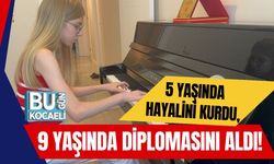 5 Yaşında Hayalini Kurdu, 9 Yaşında Diplomasını Aldı!