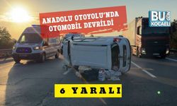 Anadolu Otoyolu’nda Otomobil Devrildi: 6 Yaralı