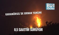 Karamürsel’de Orman Yangını 8,5 Saattir Sürüyor