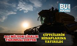 86,5 Milyon Liralık Tarımsal Destek Çiftçilerin Hesaplarına Yatırıldı
