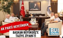 AK Parti Heyetinden Başkan Büyükgöz’e Taziye Ziyareti