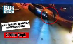 Alkollü Sürücü Denetimden Kaçmaya Çalışırken 2 Polise Çarptı