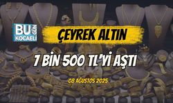 Çeyrek Altın 7 Bin 500 TL’yi Aştı
