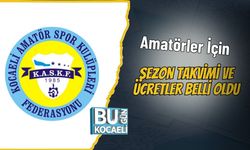 Amatörler İçin Sezon Takvimi ve Ücretler Belli Oldu