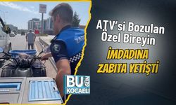 ATV’si Bozulan Özel Bireyin İmdadına Zabıta Yetişti