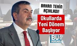 Bakan Tekin Açıkladı! Okullarda Yeni Dönem Başlıyor
