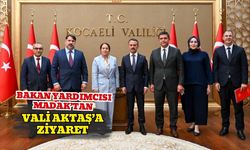 Bakan Yardımcısı Madak’tan Vali Aktaş’a Ziyaret