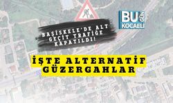 Başiskele’de Alt Geçit Trafiğe Kapatıldı! İşte Alternatif Güzergahlar