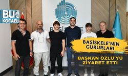 Başiskele’nin Gururları Başkan Özlü’yü Ziyaret Etti