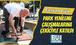 Başkan Bıyık, Park Yenileme Çalışmalarına Çekiciyle Katıldı