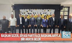Başkan Sezer, Siyasi Parti İlçe Başkanlarıyla Bir Araya Geldi