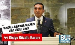 Beyoğlu Belediye Başkanı İnan Güney Dahil 44 Kişiye Gözaltı Kararı