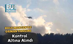 Bolu Mengen’de Orman Yangını Kontrol Altına Alındı