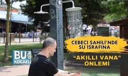 Cebeci Sahili’nde Su İsrafına “Akıllı Vana” Önlemi