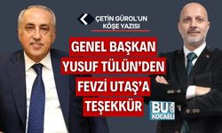 Çetin Gürol’un Köşe Yazısı