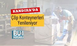 Kandıra’da Çöp Konteynerleri Yenileniyor