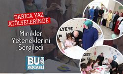 Darıca Yaz Atölyelerinde Minikler Yeteneklerini Sergiledi